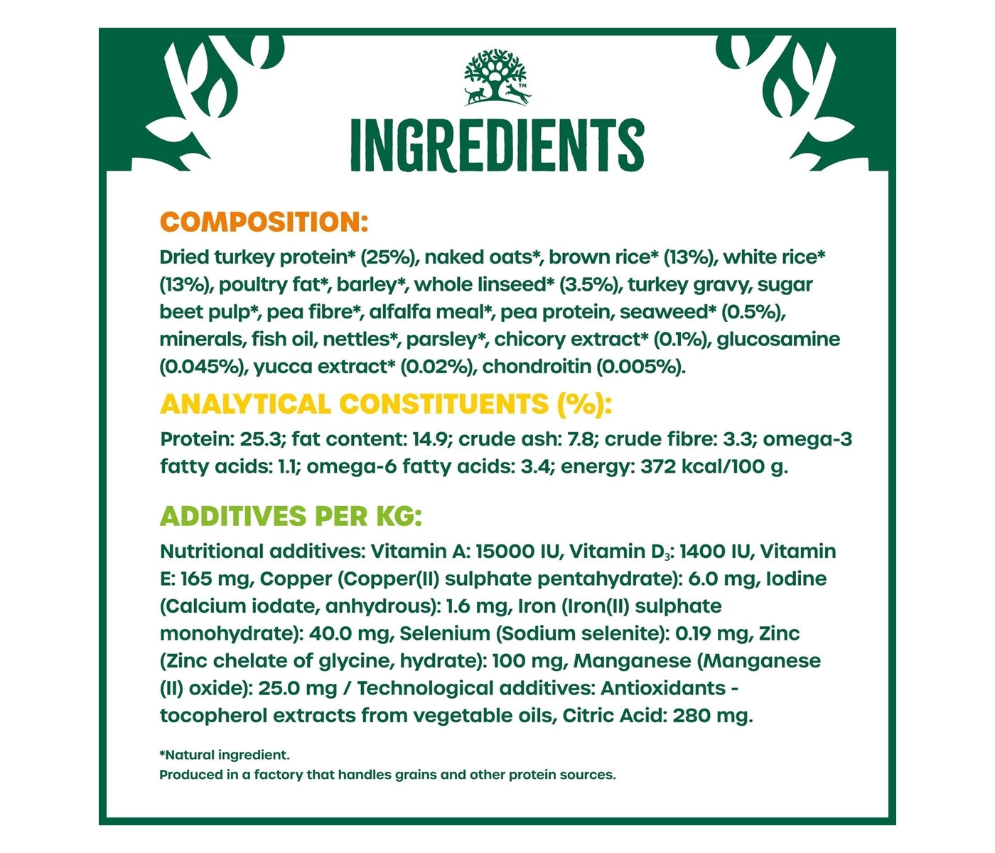 James Wellbeloved Adult Large Breed Dog Food - Turkey & Rice 15kg - Buy Online SPR Centre UK