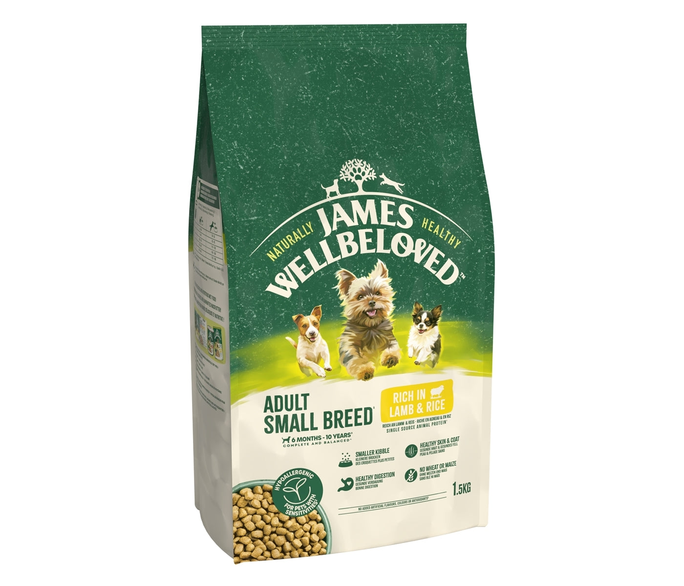 James Wellbeloved - Adult Small Breed Dog Food - Lamb & Rice - Buy Online SPR Centre UK