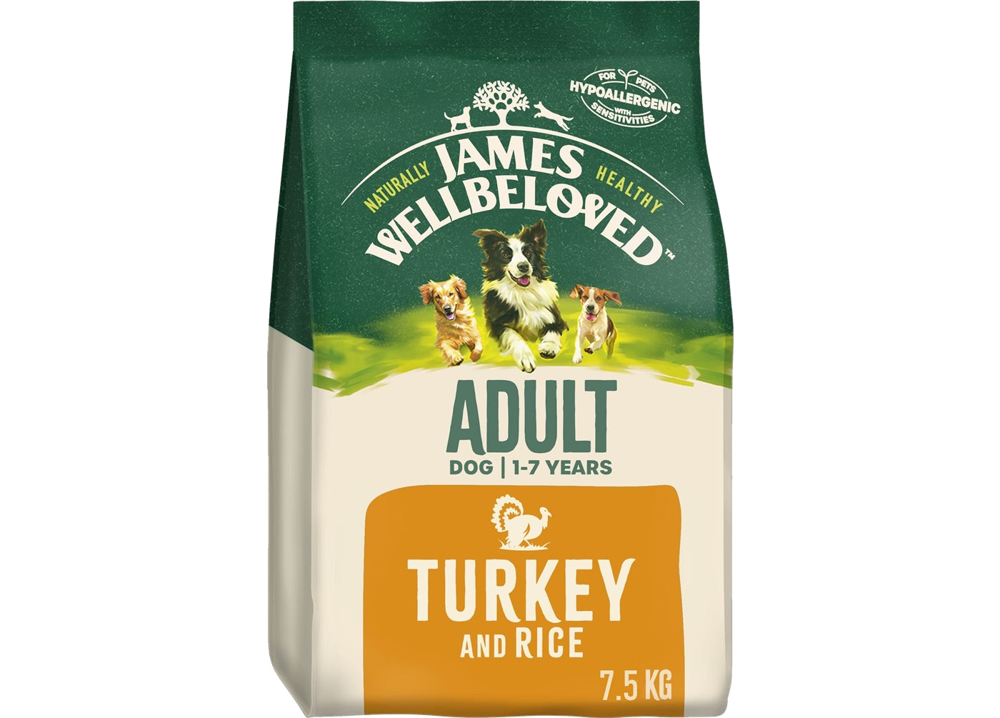 James Wellbeloved - Adult Dog Food - Turkey & Rice