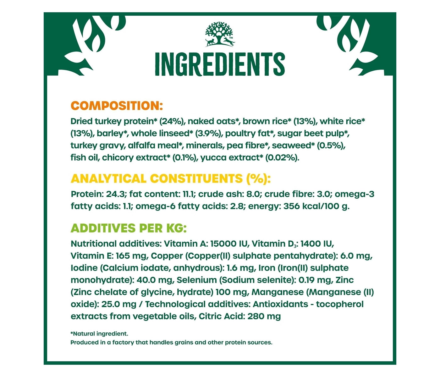 James Wellbeloved - Adult Dog Food - Turkey & Rice