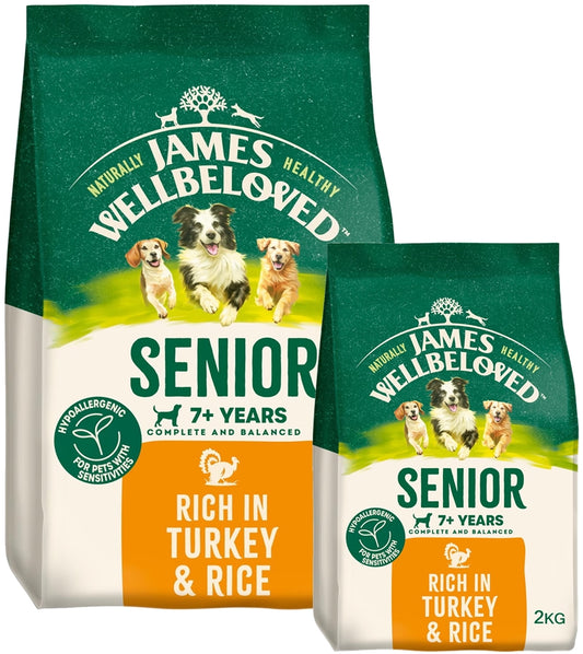 James Wellbeloved Senior Dog Food - Turkey & Rice - Buy Online SPR Centre UK