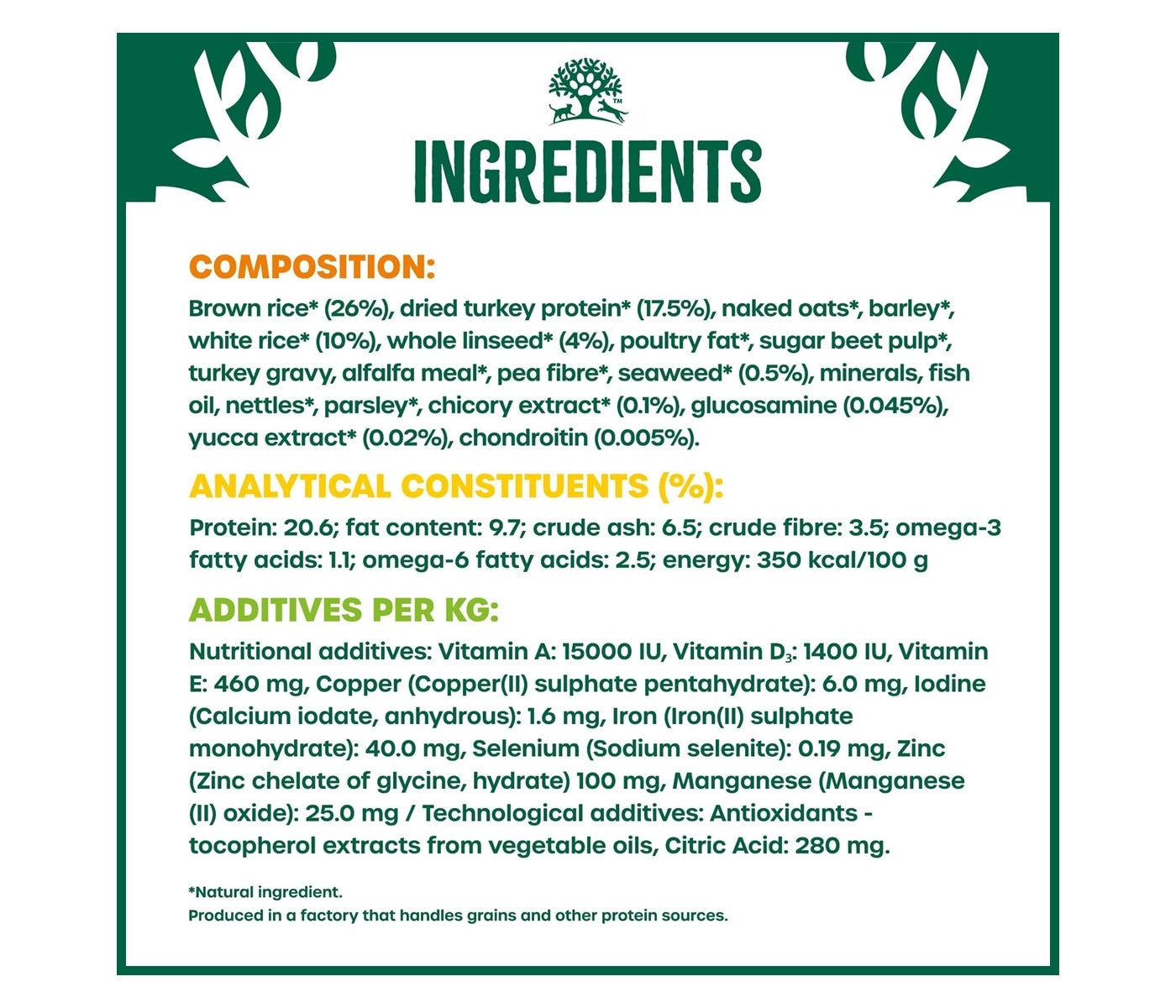 James Wellbeloved Senior Dog Food - Turkey & Rice - Buy Online SPR Centre UK