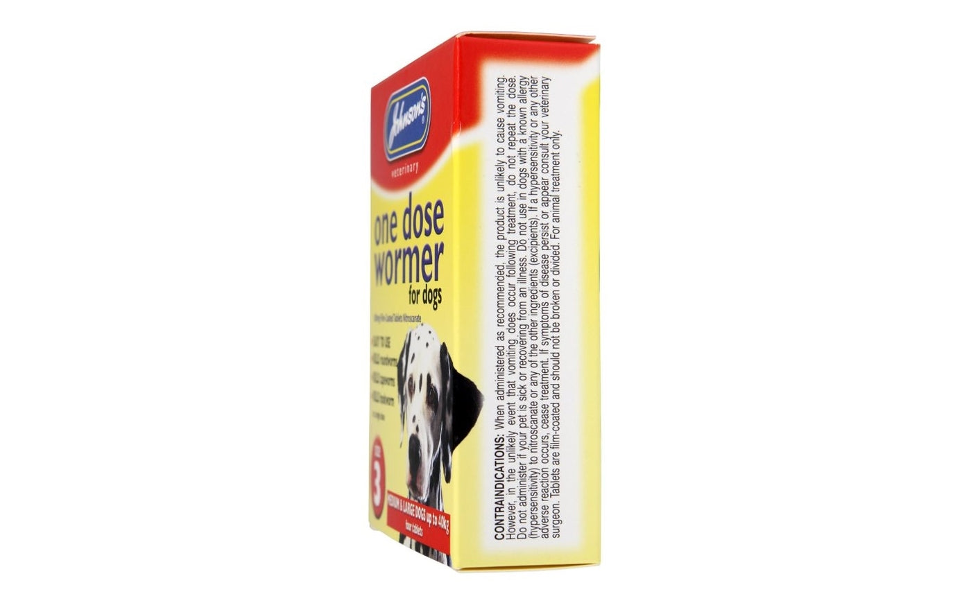 Johnson's - One Dose Wormer for Larger Dogs 8-40kg - Buy Online SPR Centre UK