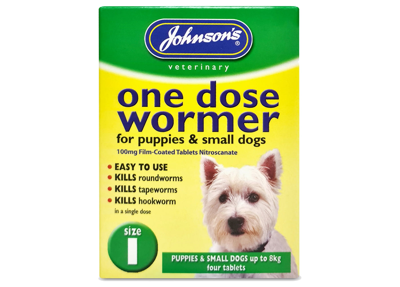 Johnson's - One Dose Wormer for Puppies & Small Dogs - Buy Online SPR Centre UK