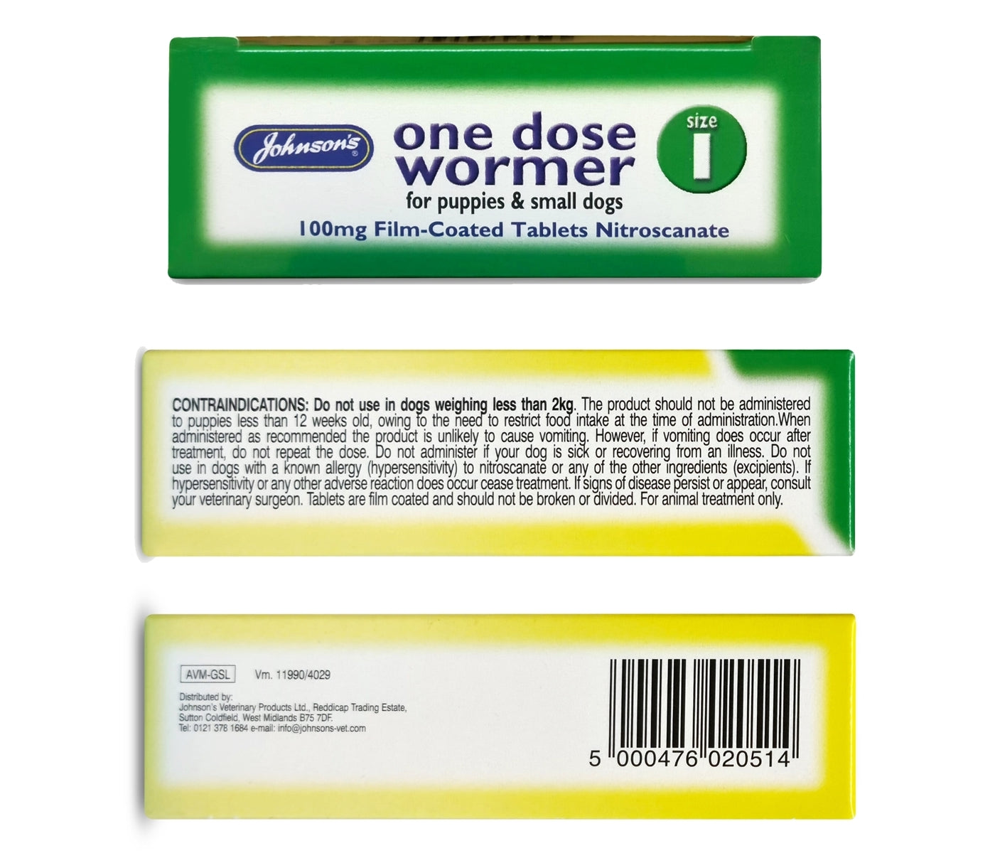 Johnson's - One Dose Wormer for Puppies & Small Dogs - Buy Online SPR Centre UK