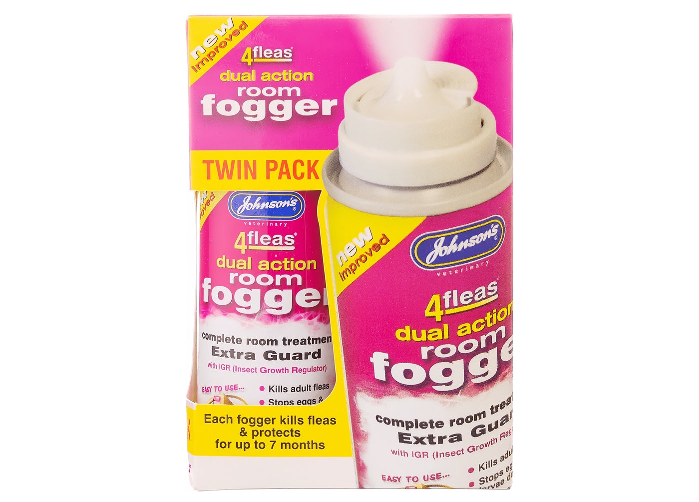 Johnson's 4fleas Room Fogger (Twin Pack) - Buy Online SPR Centre UK