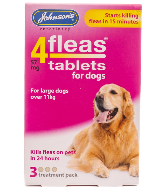 Johnson's 4fleas Tablets for Large Dogs - 3 x tablets - Buy Online SPR Centre UK