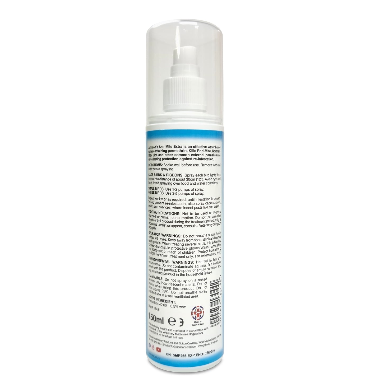 Johnson's - Anti-Mite Extra - 150ml