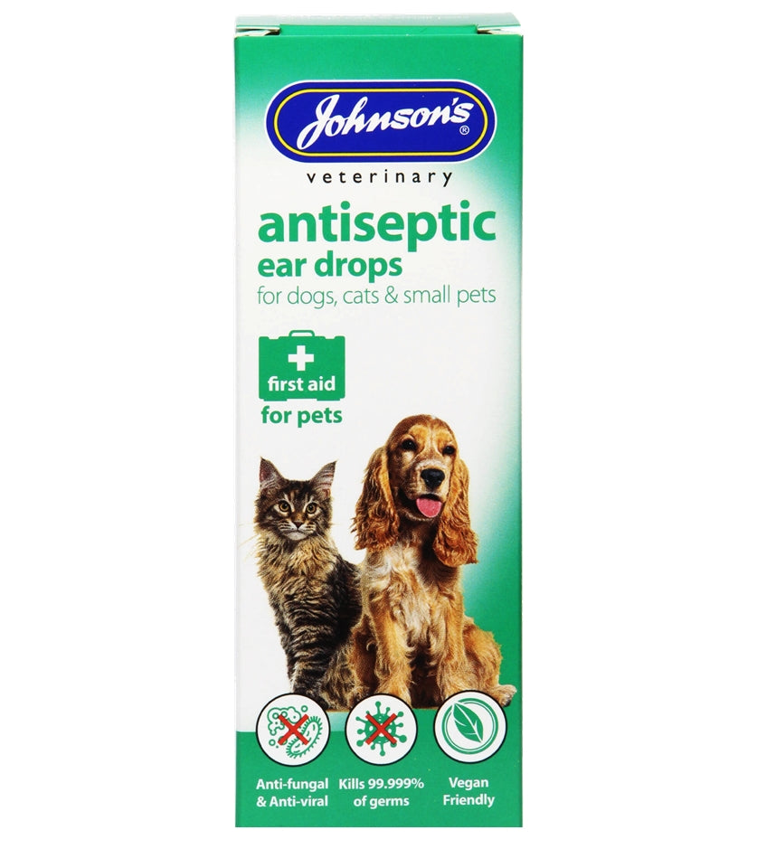 Johnson's - Antiseptic Ear Drops 50ml - Buy Online SPR Centre UK