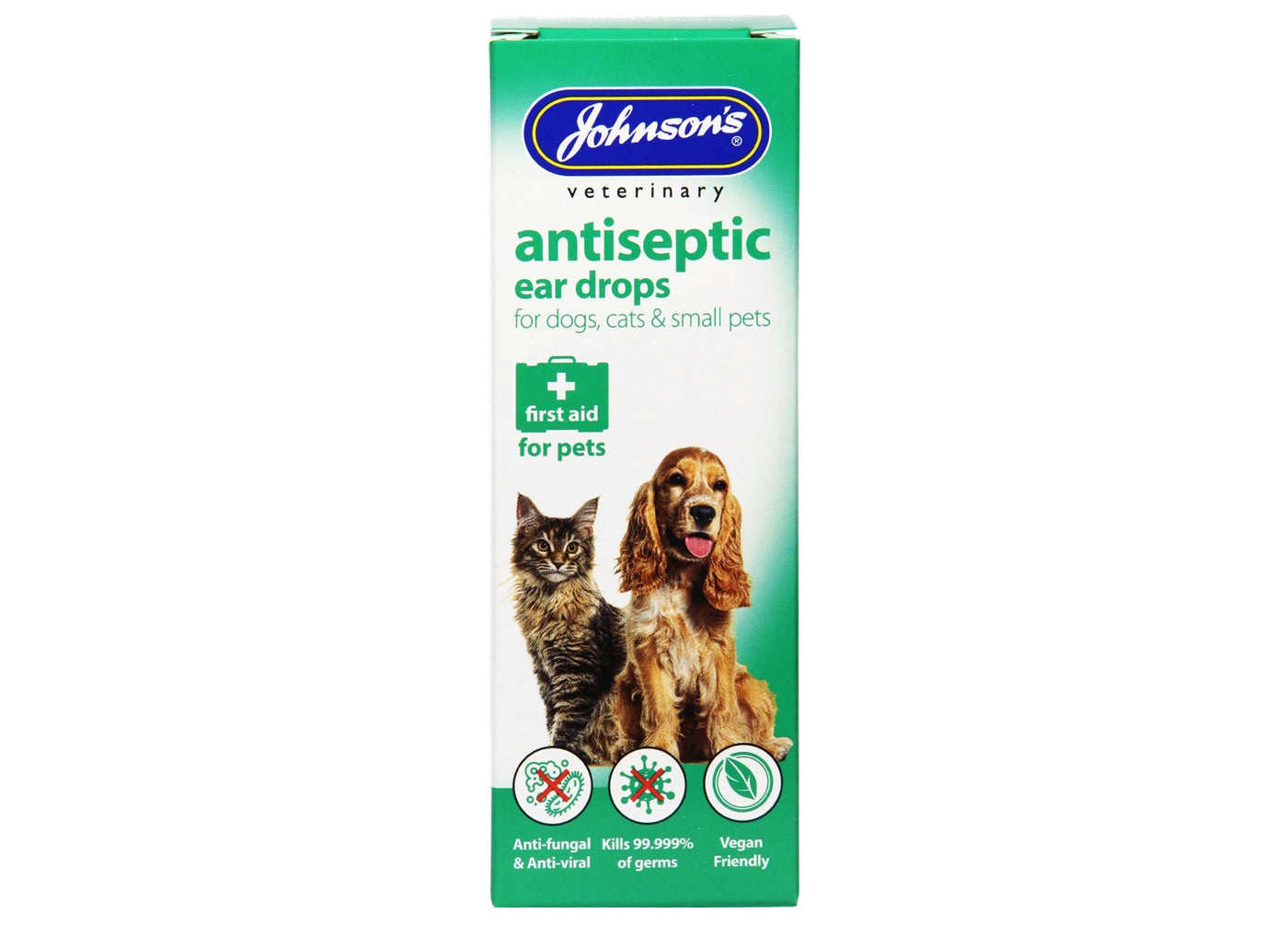 Johnson's - Antiseptic Ear Drops 50ml - Buy Online SPR Centre UK