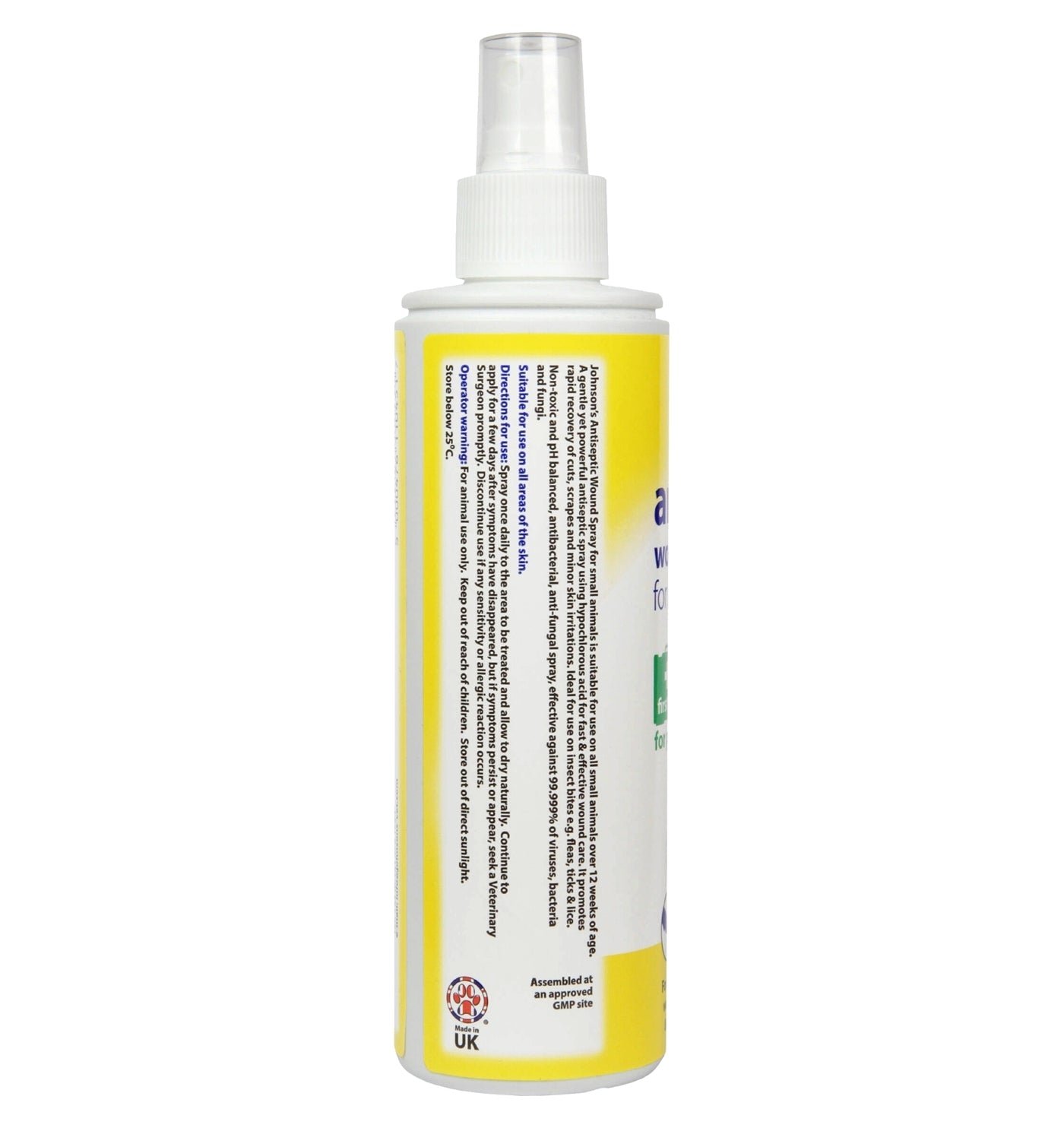 Johnson's - Antiseptic Wound Spray for Small Animals - 200ml