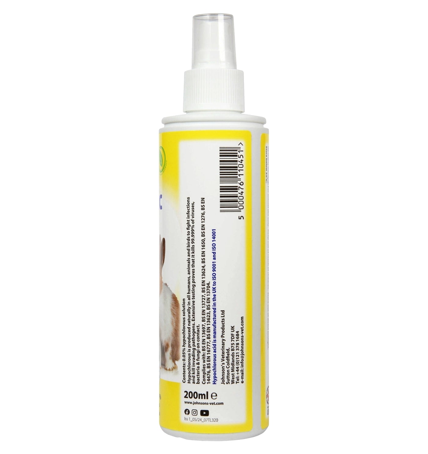 Johnson's - Antiseptic Wound Spray for Small Animals - 200ml