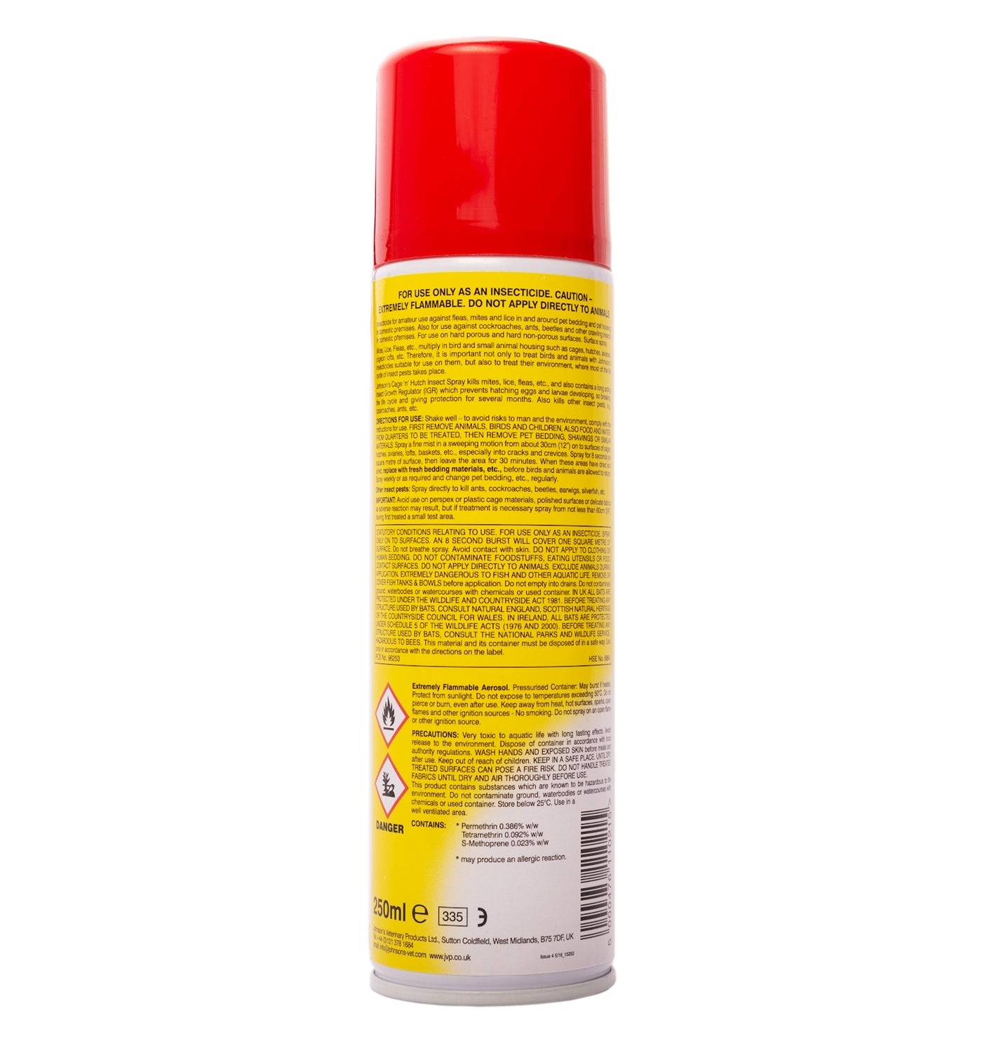 Johnson's - Cage 'n' Hutch Insect Spray - Buy Online SPR Centre UK