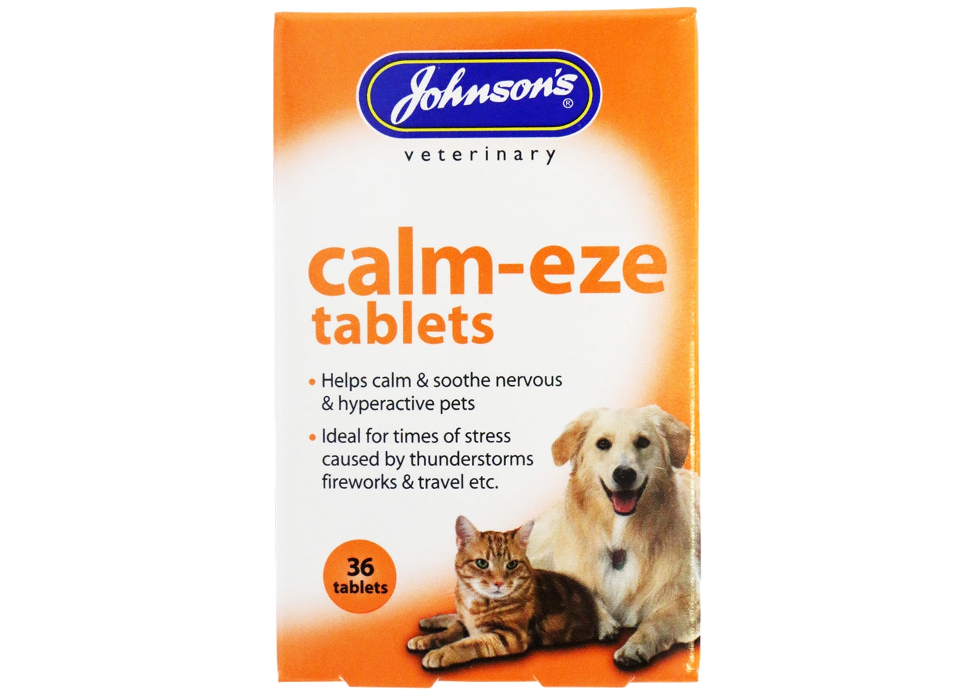 Johnson's Calm-Eze Tablets for Dogs & Cats - Buy Online SPR Centre UK