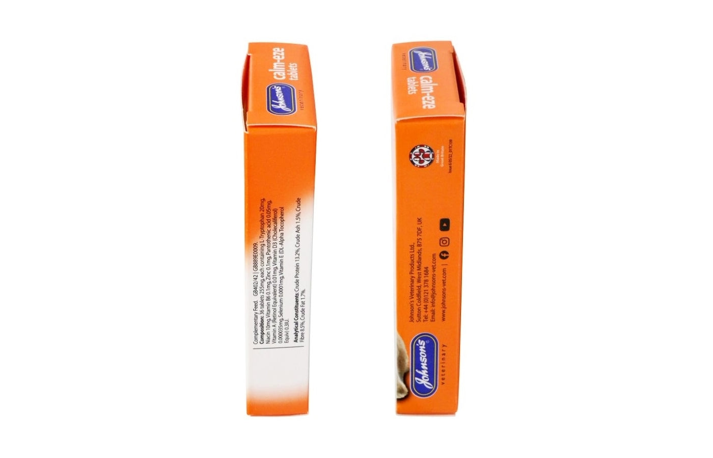 Johnson's Calm-Eze Tablets for Dogs & Cats - Buy Online SPR Centre UK