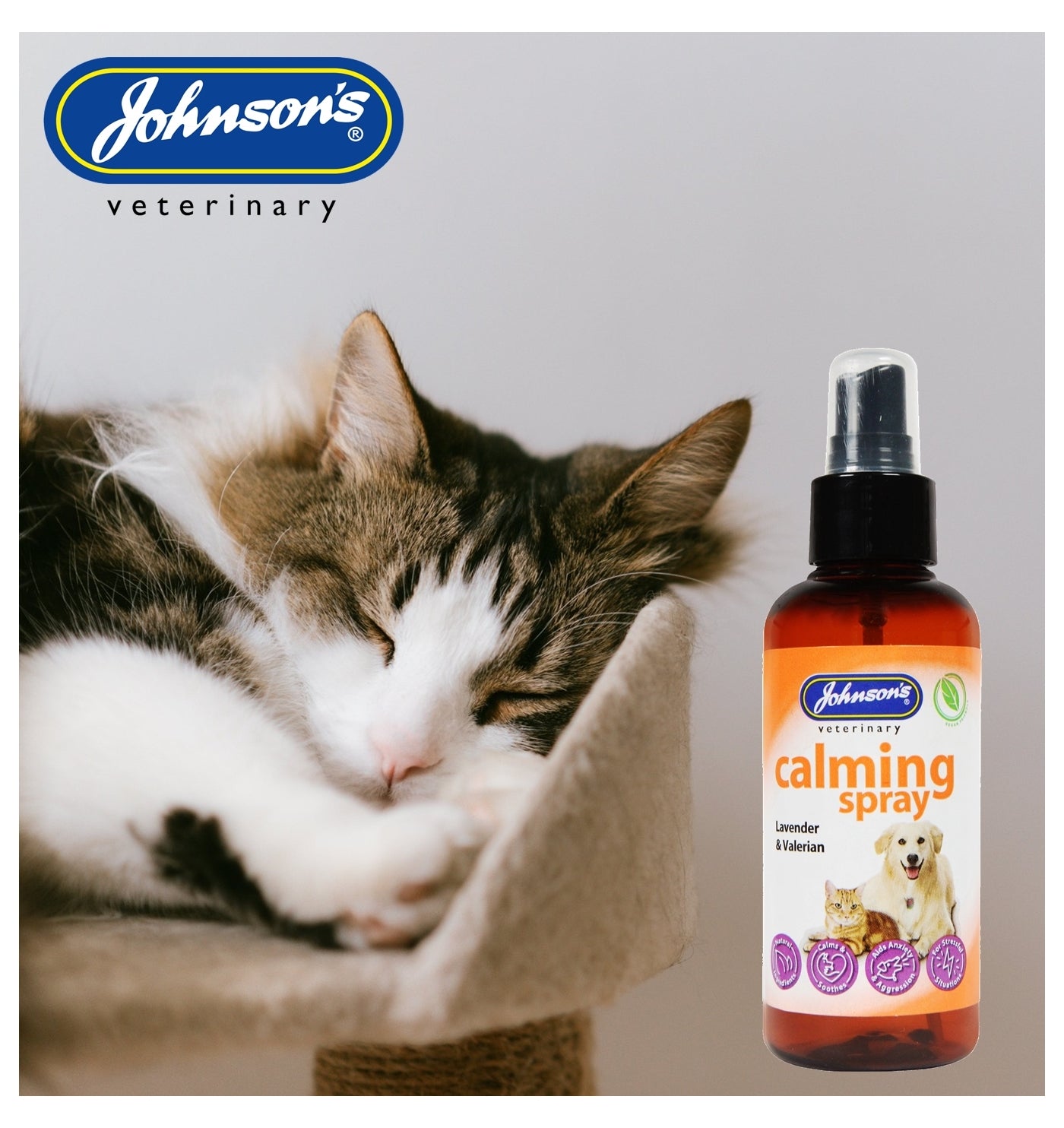 Johnson's - Calming Spray for Dogs & Cats - Buy Online SPR Centre UK
