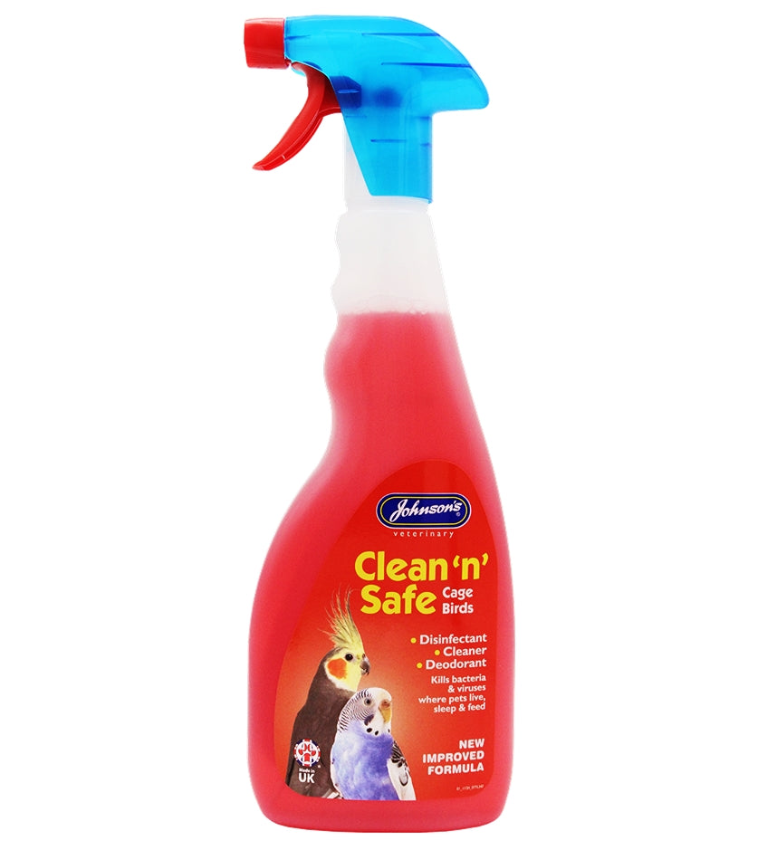 Johnson's - Clean 'n' Safe for Cage Birds - Buy Online SPR Centre UK