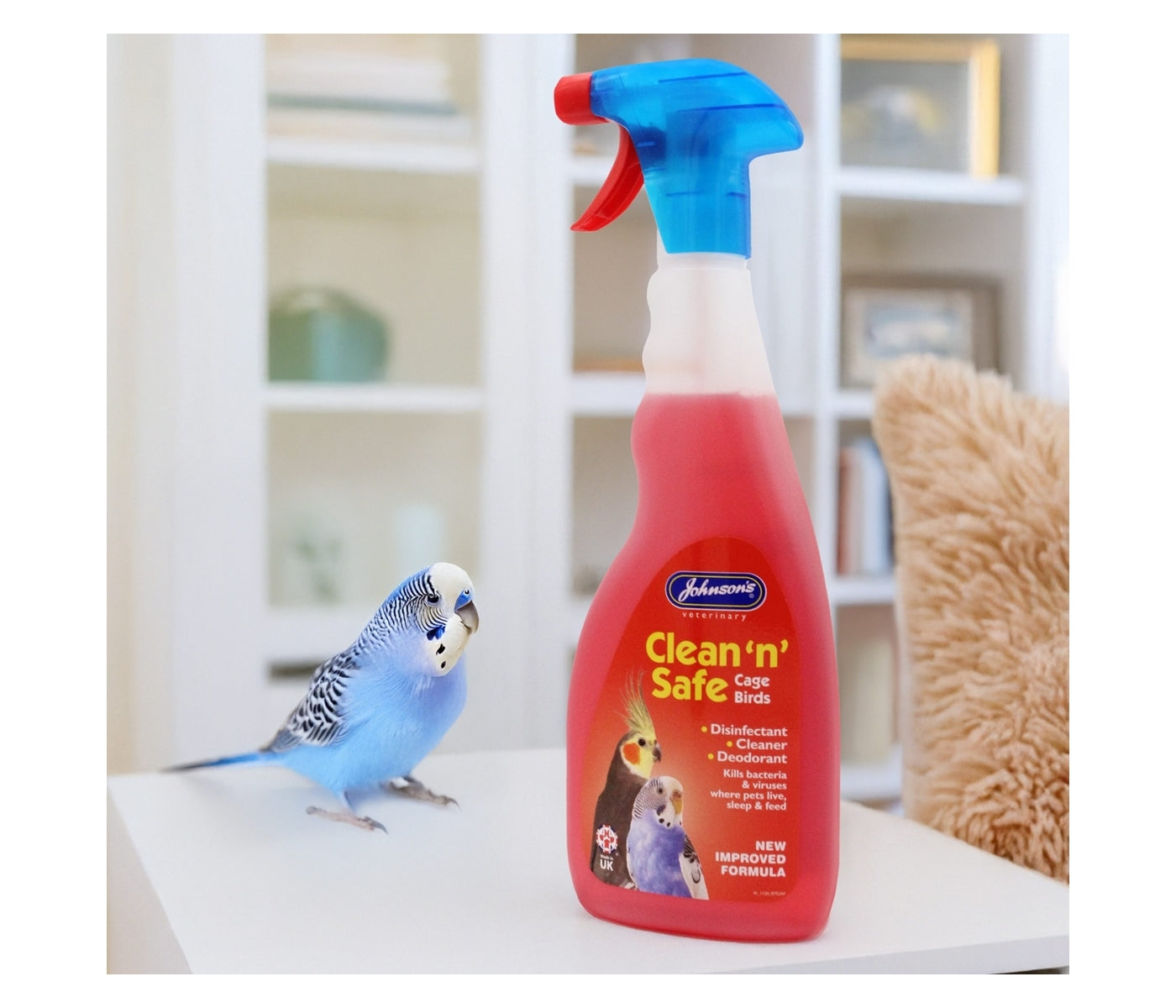 Johnson's - Clean 'n' Safe for Cage Birds - Buy Online SPR Centre UK