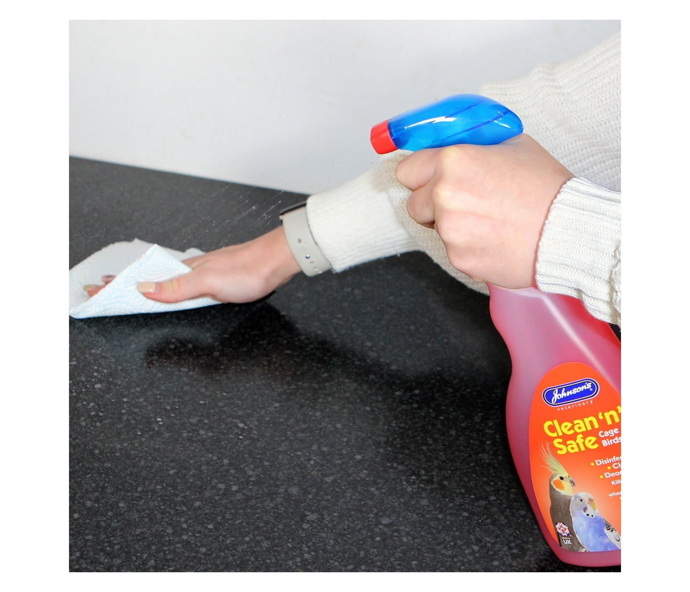 Johnson's - Clean 'n' Safe for Cage Birds - Buy Online SPR Centre UK