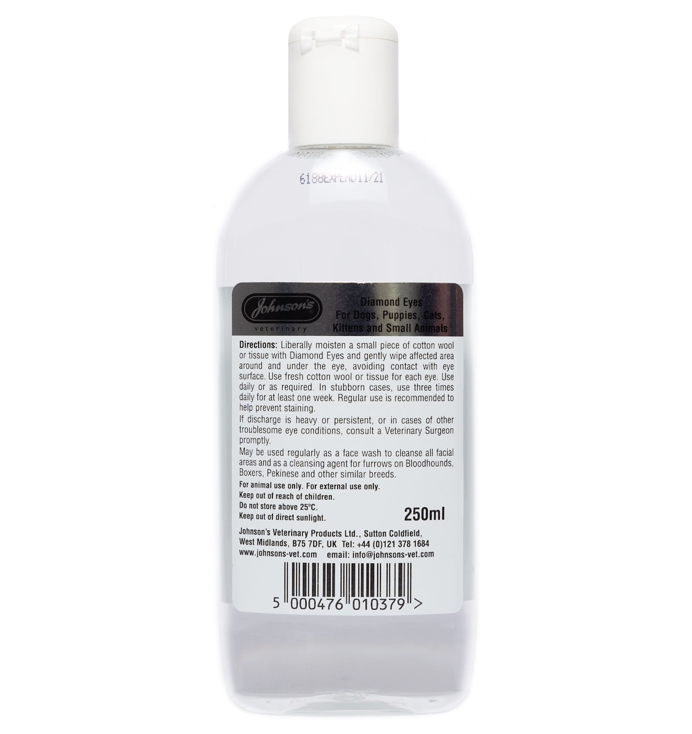 Johnson’s - Diamond Eyes for Dogs & Cats - Buy Online SPR Centre UK