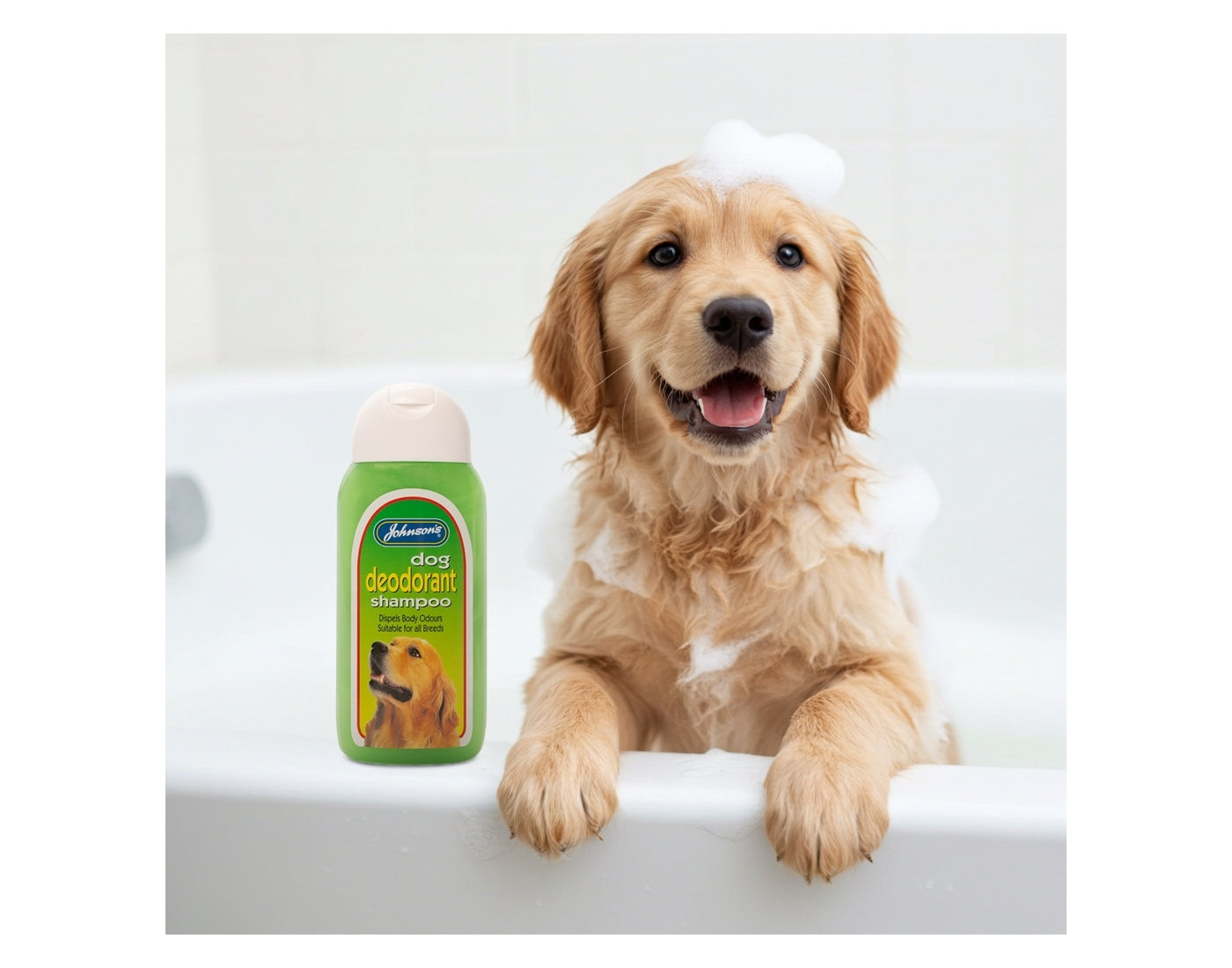 Johnson's Dog Deodorant Shampoo 200ml - Buy Online SPR Centre UK
