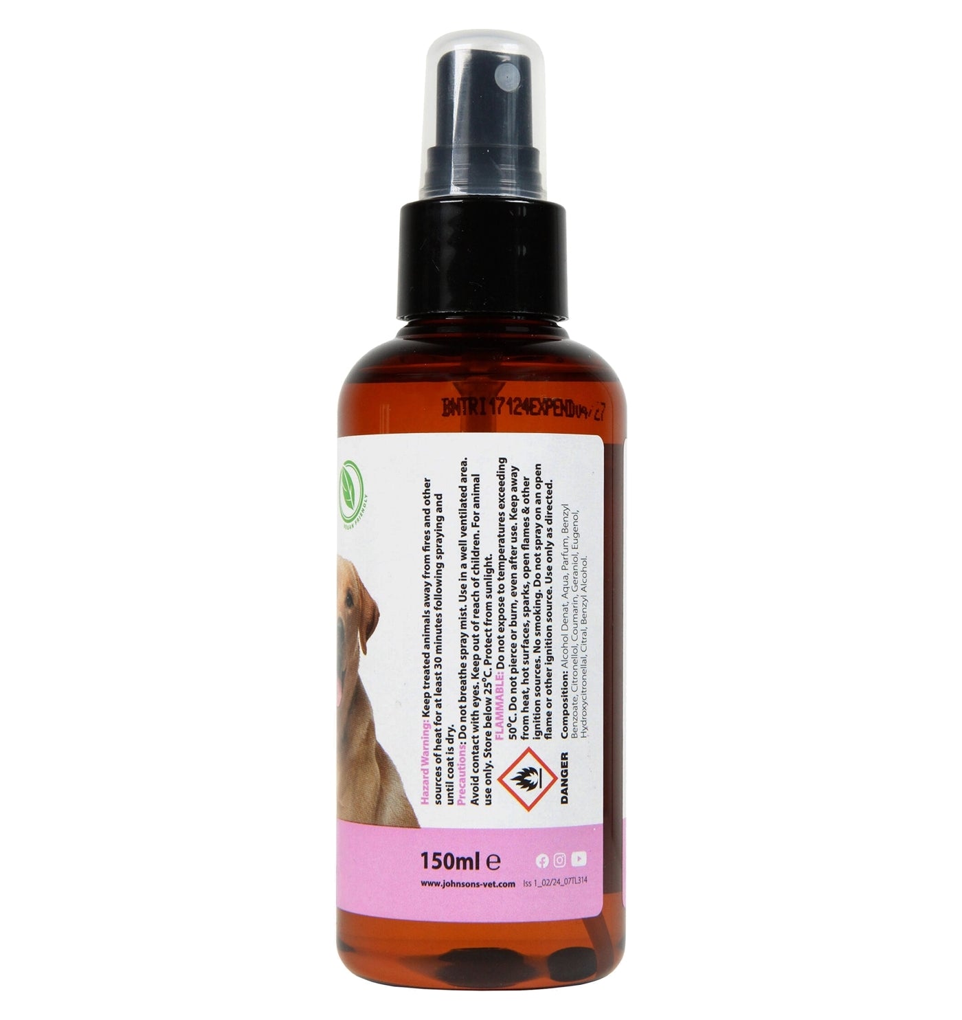 Johnson's - Dog Deodorant Spray (Babyfresh) - Buy Online SPR Centre UK