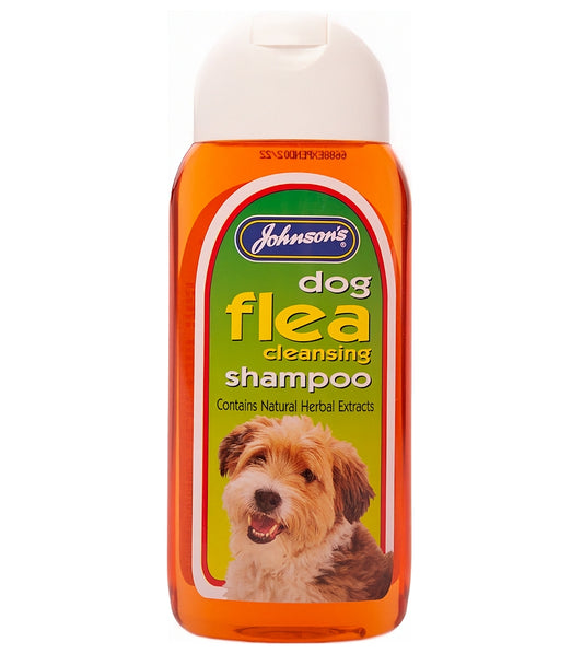 Johnson's Dog Flea Cleansing Shampoo 200ml - Buy Online SPR Centre UK