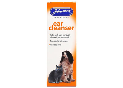Johnson's Ear Cleanser for Dogs & Cats - Buy Online SPR Centre UK