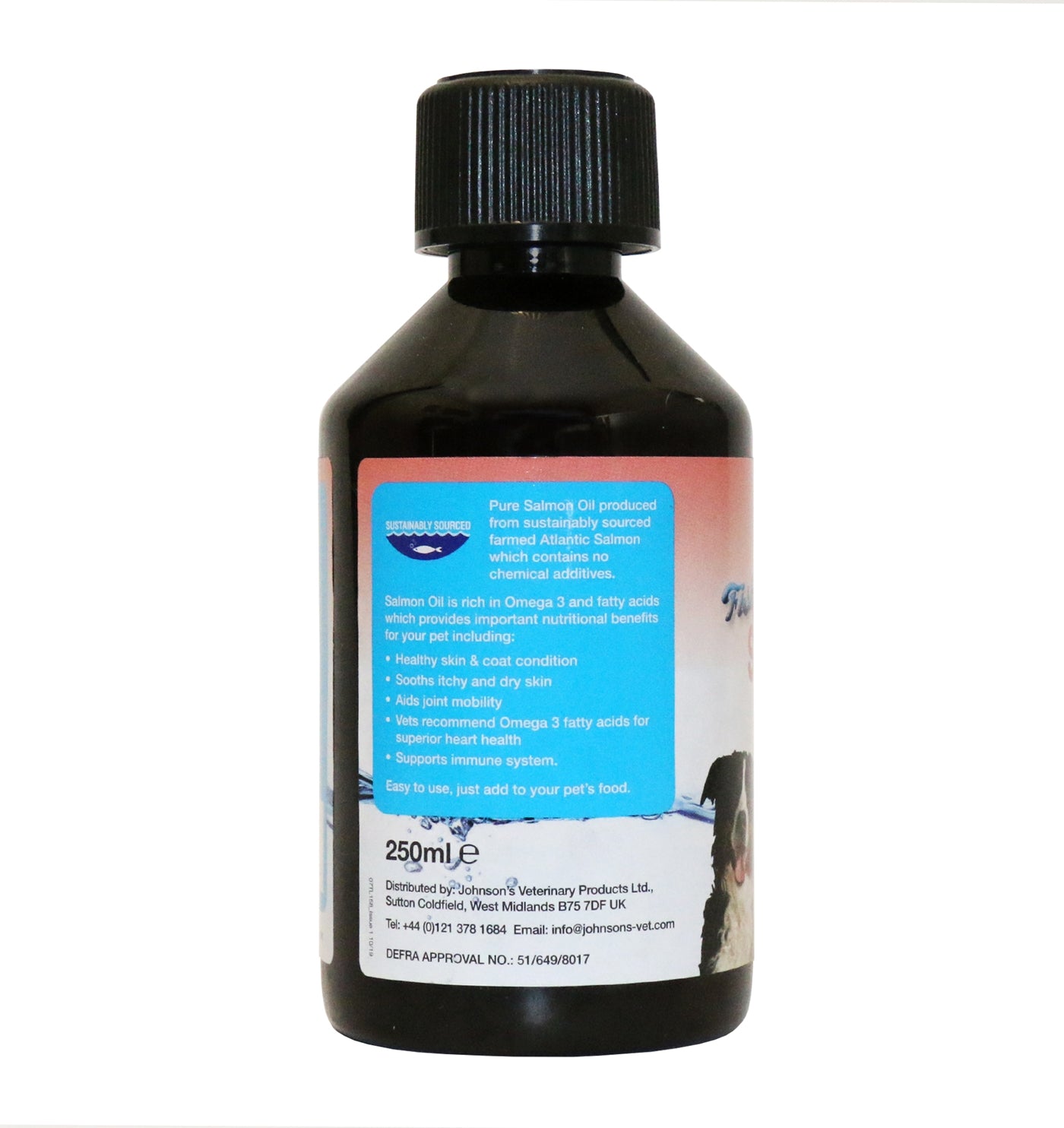 Johnson's - Fishy’s Salmon Oil 250ml - Buy Online SPR Centre UK