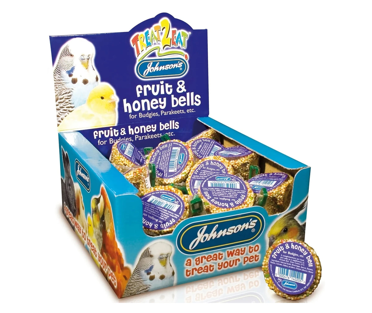 Johnson's - Fruit & Honey Bell for Budgies - Buy Online SPR Centre UK