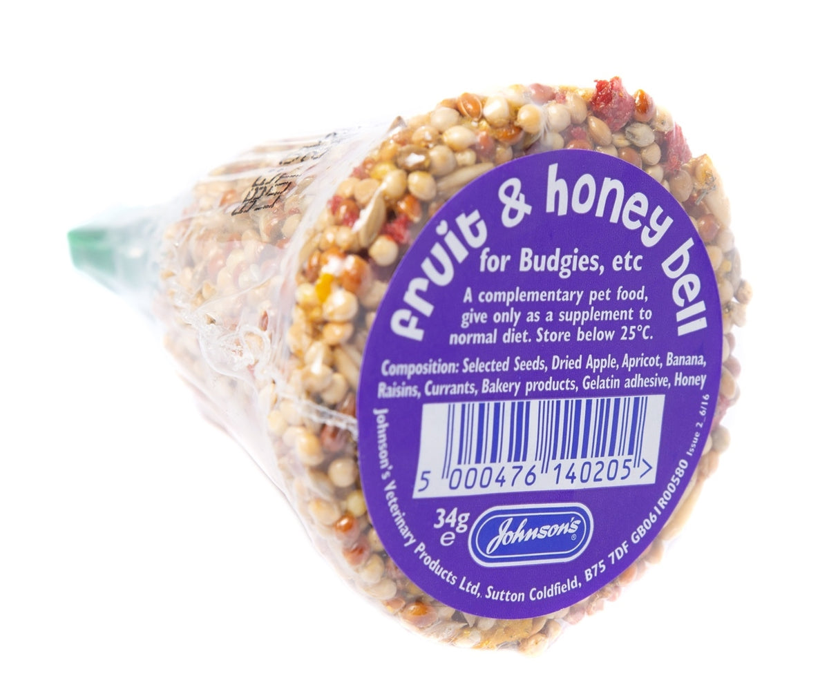 Johnson's - Fruit & Honey Bell for Budgies - Buy Online SPR Centre UK