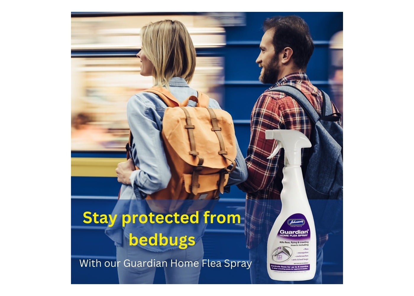 Johnson's - Guardian Home Flea Spray 500ml - Buy Online SPR Centre UK