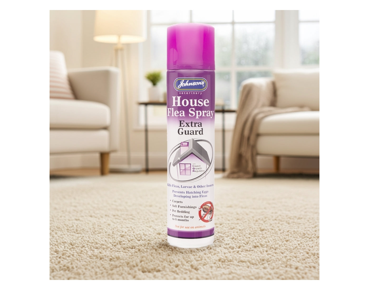 Johnson's - House Flea Spray 'Extra Guard' - Buy Online SPR Centre UK