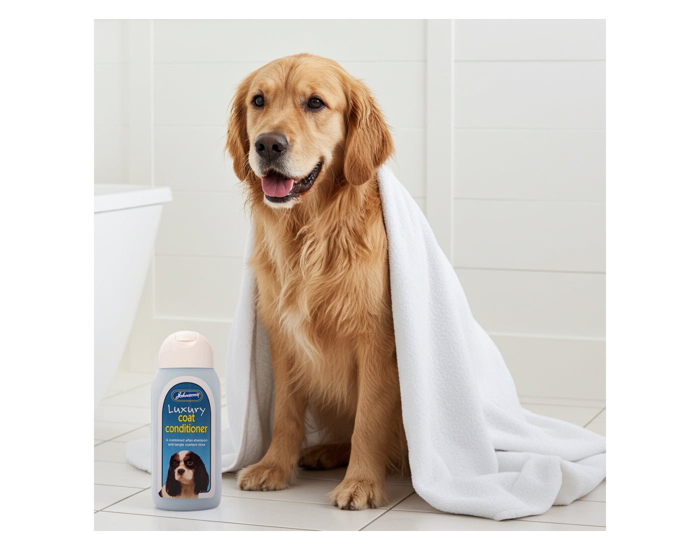 Johnson's Luxury Coat Conditioner for Dogs 200ml - Buy Online SPR Centre UK