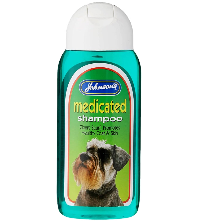 Johnson's Medicated Shampoo for Dogs 200ml - Buy Online SPR Centre UK