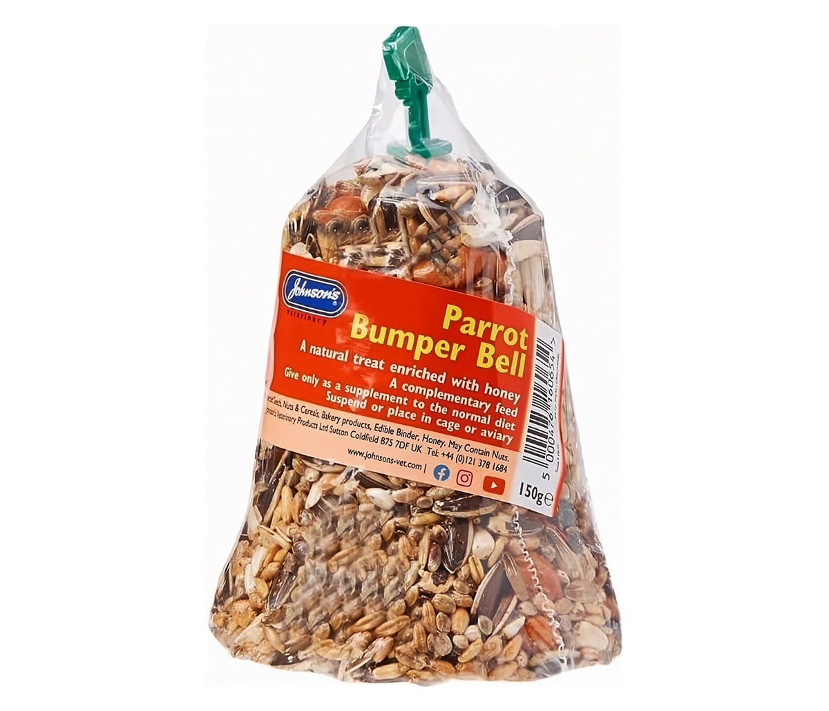 Johnson's - Parrot Bumper Bell 150g - Buy Online SPR Centre UK