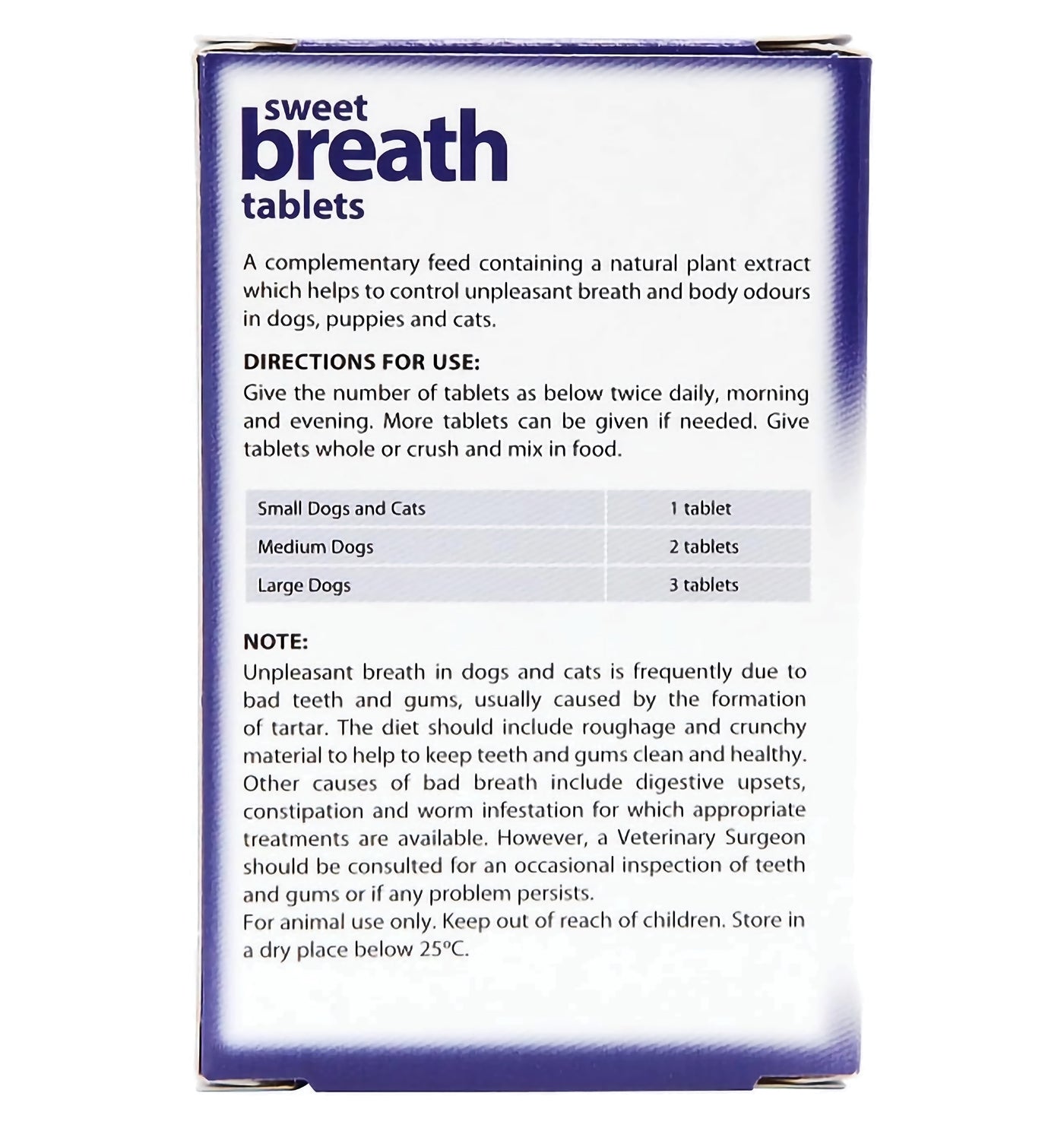 Johnson's - Sweet Breath Tablets - Buy Online SPR Centre UK