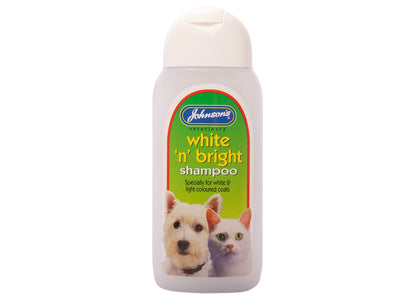 Johnson's White 'n' Bright Shampoo for Dogs & Cats - Buy Online SPR Centre UK