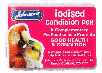 Johnson's - Iodised Condition Pek for Small Cage Birds - Buy Online SPR Centre UK