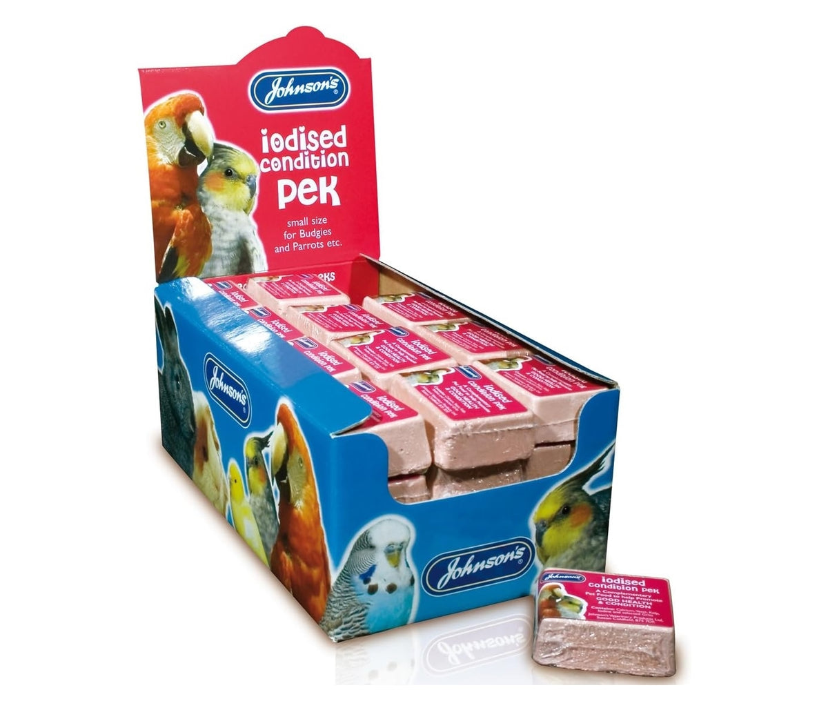 Johnson's - Iodised Condition Pek for Small Cage Birds - Buy Online SPR Centre UK