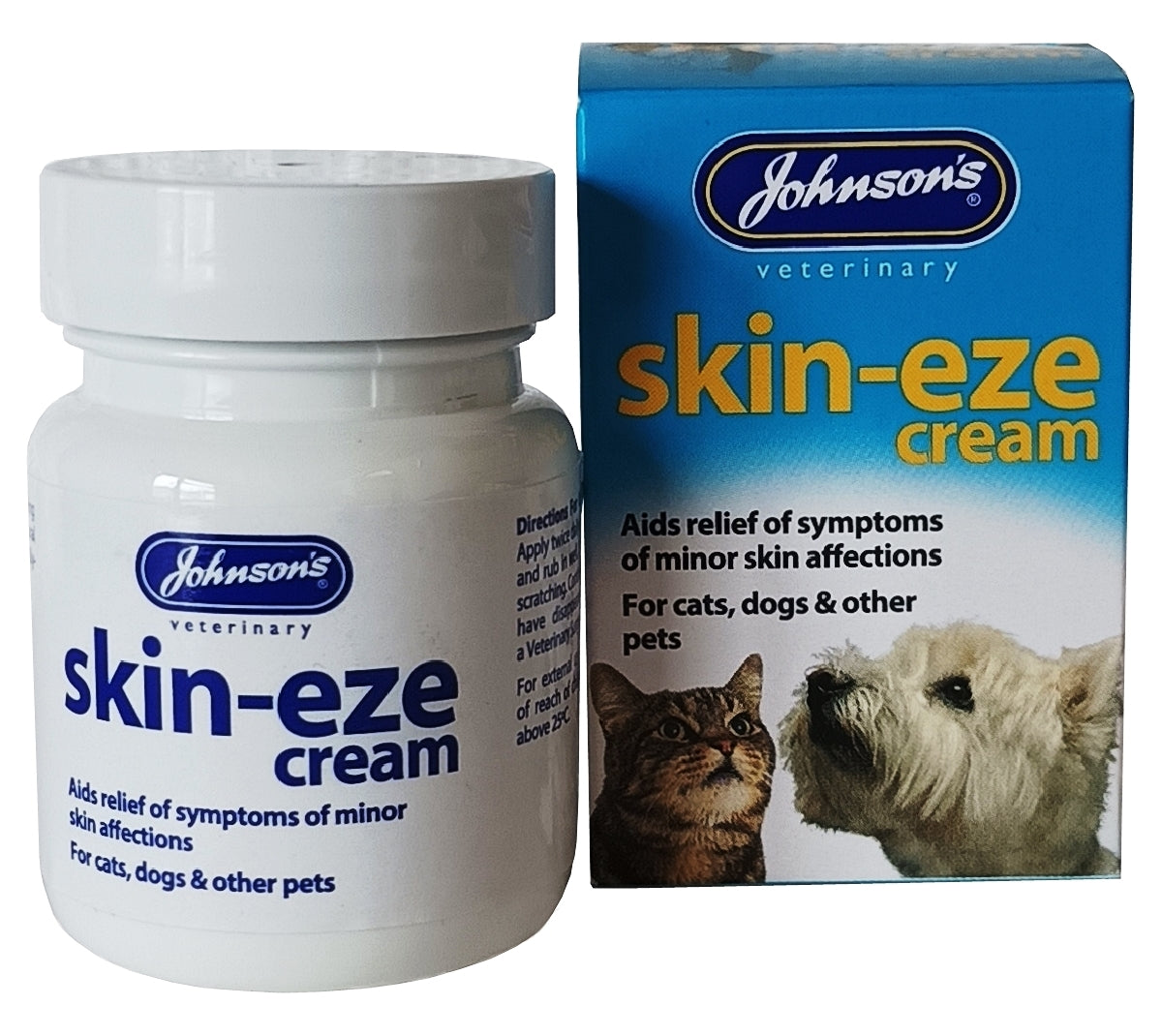 Johnson's - Skin-Eze | Soothing Skin Cream for Pets - Buy Online SPR Centre UK