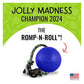 Jolly Pets - 'Romp-n-Roll' Jolly Ball (Blue) - Buy Online SPR Centre UK