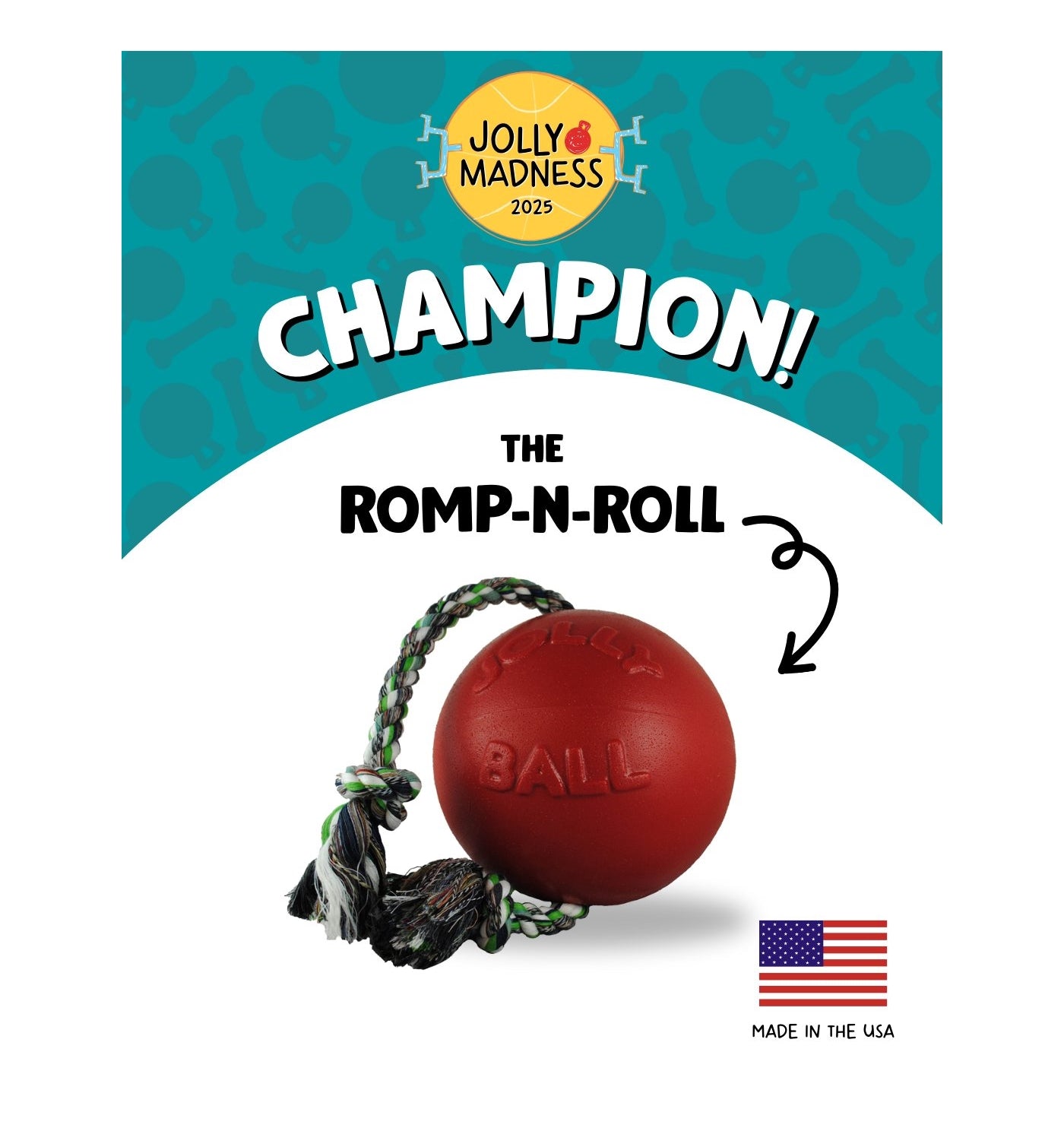 Jolly Pets - 'Romp-n-Roll' Jolly Ball (Red) - Buy Online SPR Centre UK
