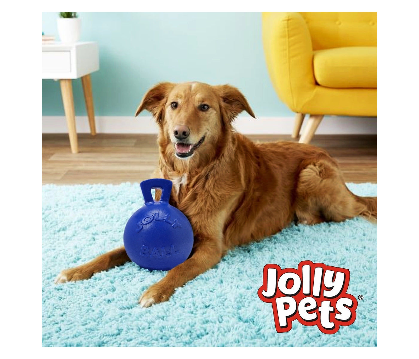 Jolly Pets - Tug-n-Toss Jolly Ball - Blue - Buy Online SPR Centre UK