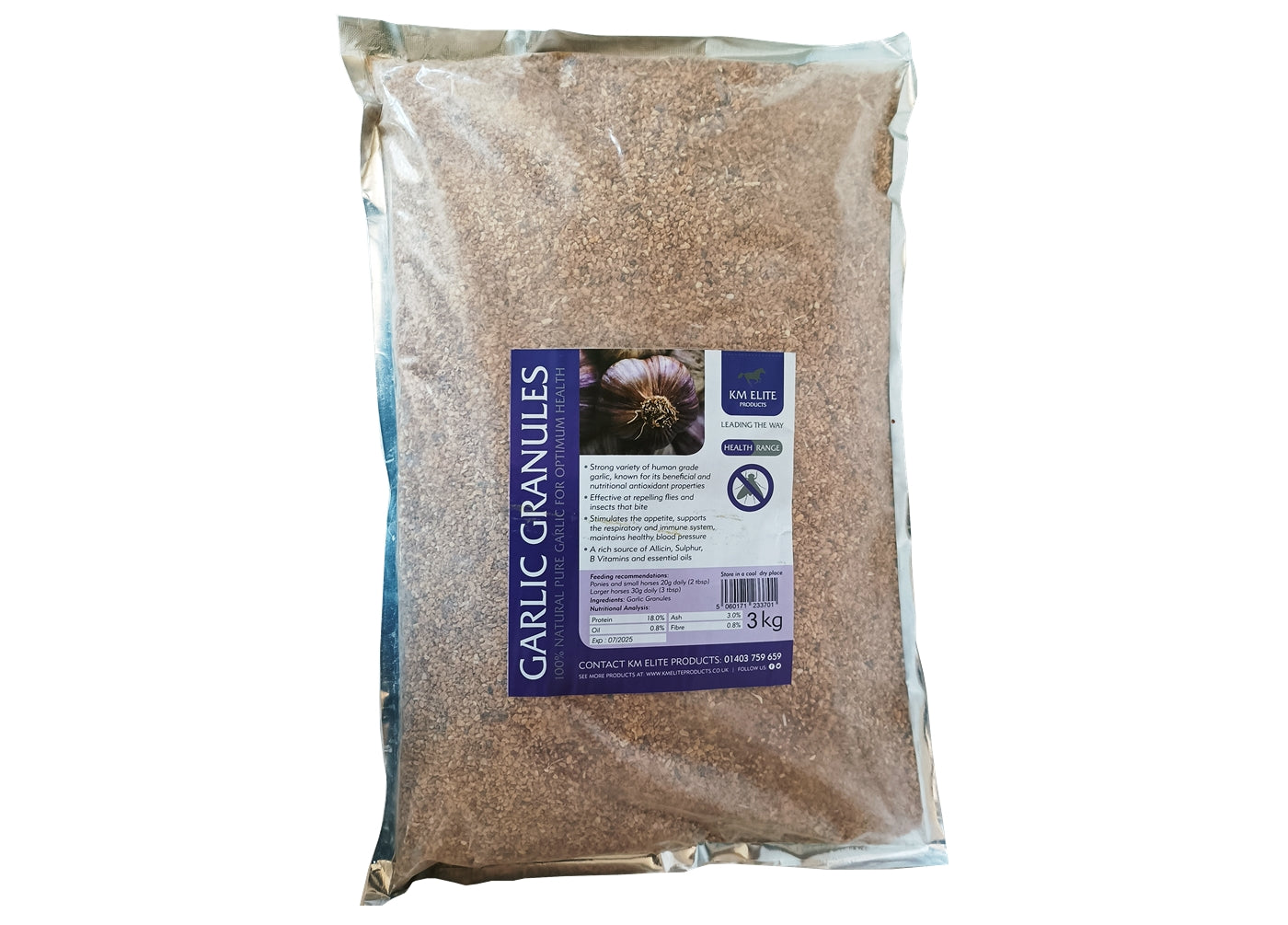 KM Elite Garlic Granules | Horse Care - Buy Online SPR Centre UK