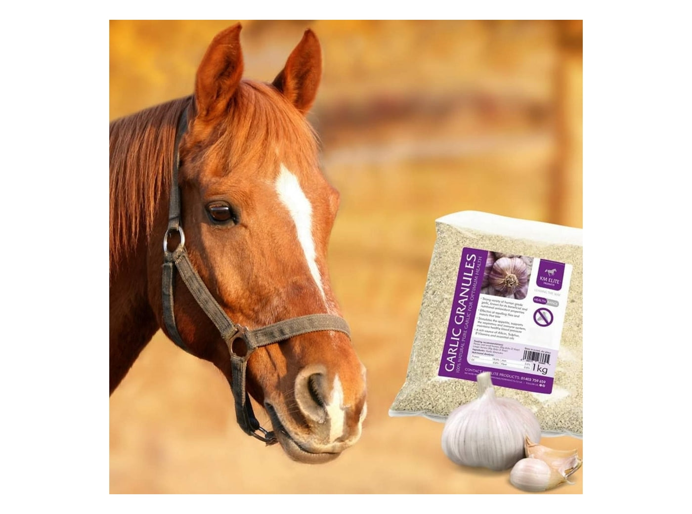 KM Elite Garlic Granules | Horse Care - Buy Online SPR Centre UK