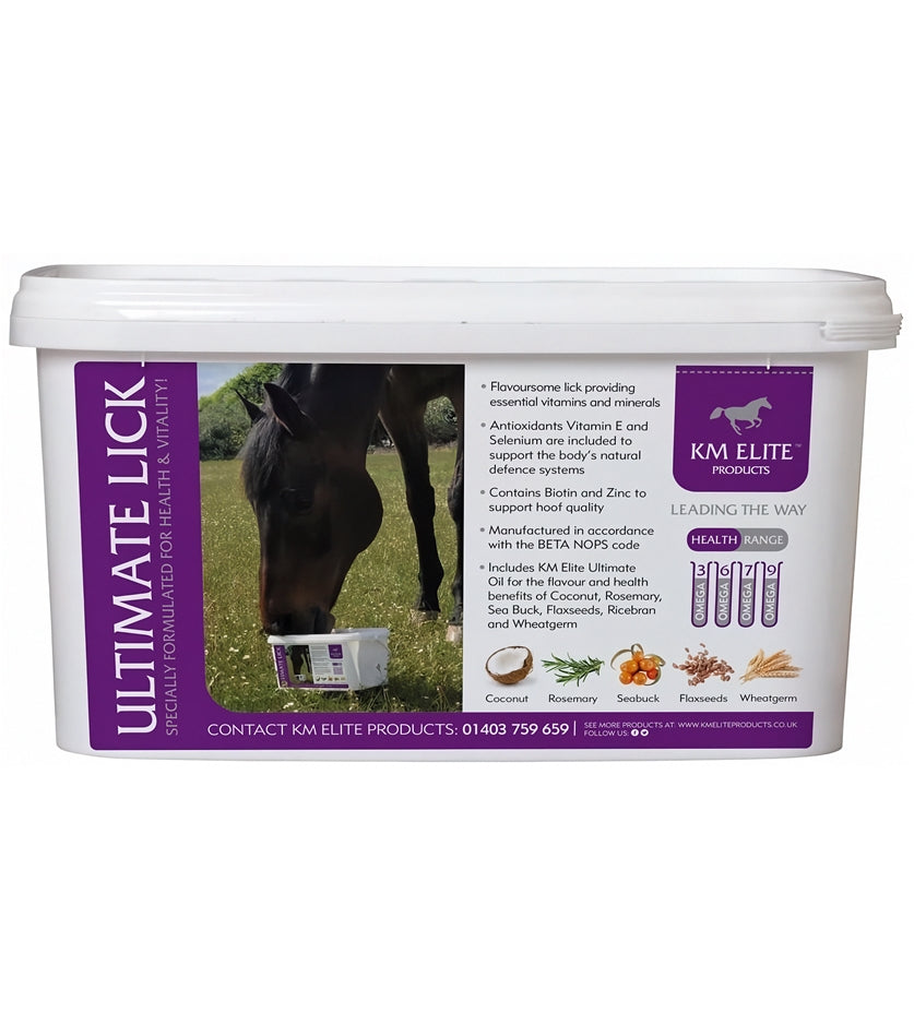 KM Elite - Ultimate Lick for Horses 7.5kg - Buy Online SPR Centre UK