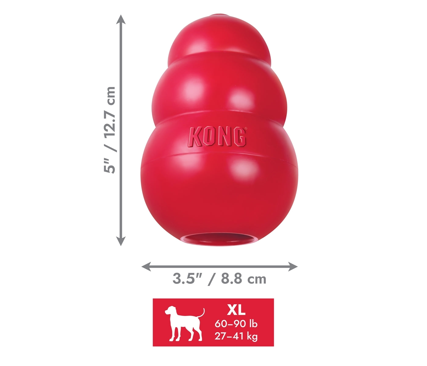KONG Classic - Dog Toy (X-Large) - Buy Online SPR Centre UK
