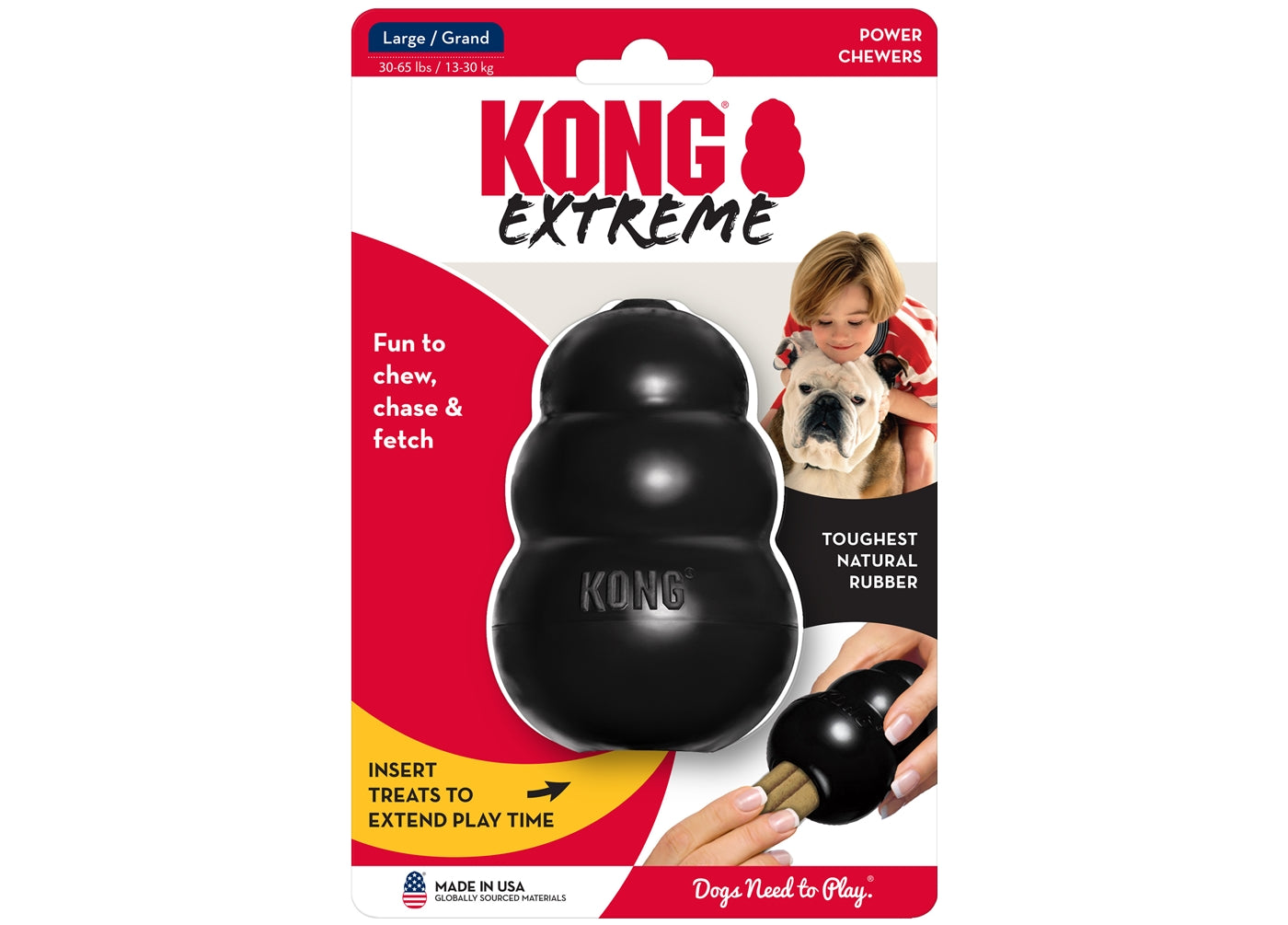 KONG Extreme - Dog Toy (Large) - Buy Online SPR Centre UK