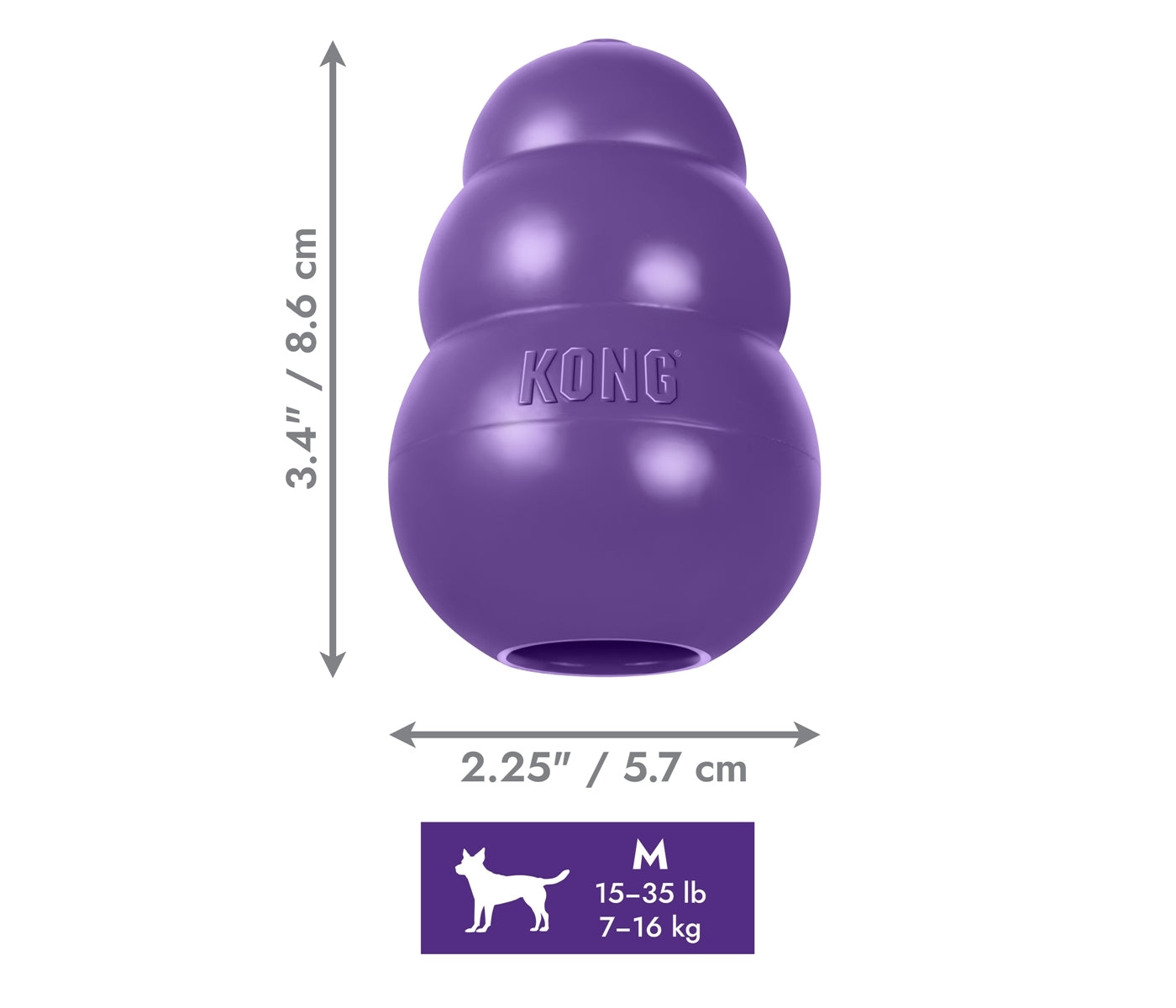 KONG Senior - Dog Toy (Medium) - Buy Online SPR Centre UK